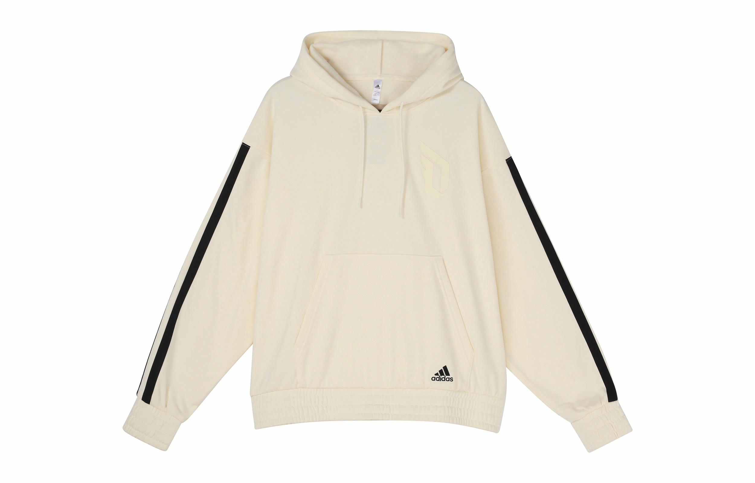 Мужское худи adidas (молочное) — фото 1