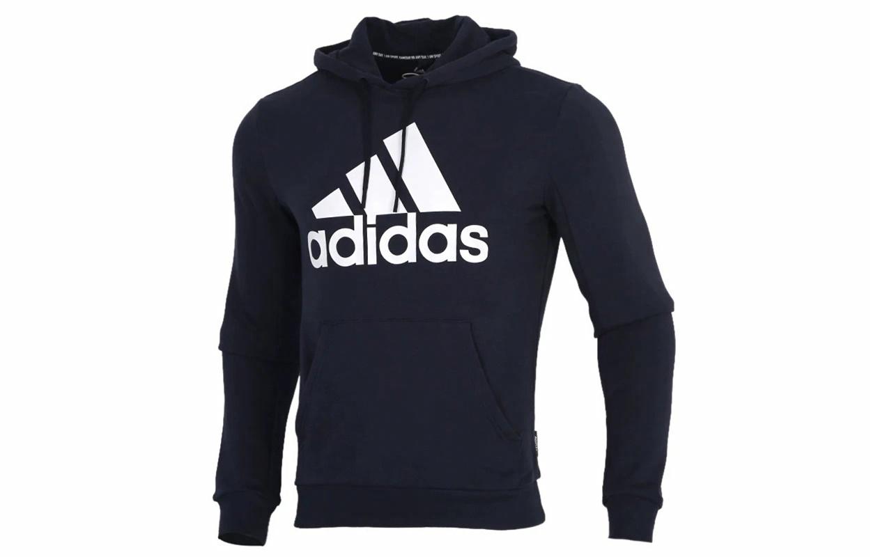 Мужское худи adidas (темно-синее) — фото 1