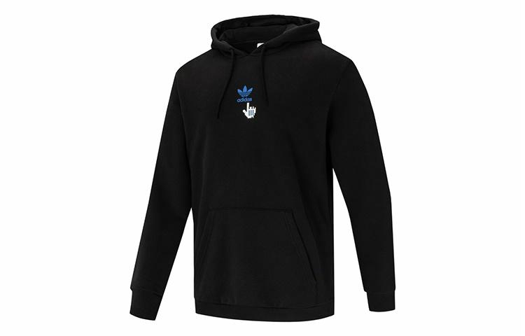 Мужское худи adidas originals (черное) — фото 1