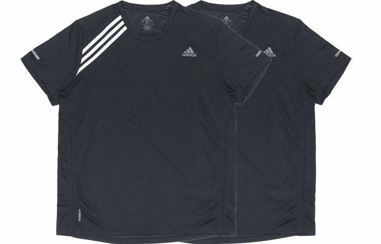 Мужская футболка adidas (черная) — фото 3