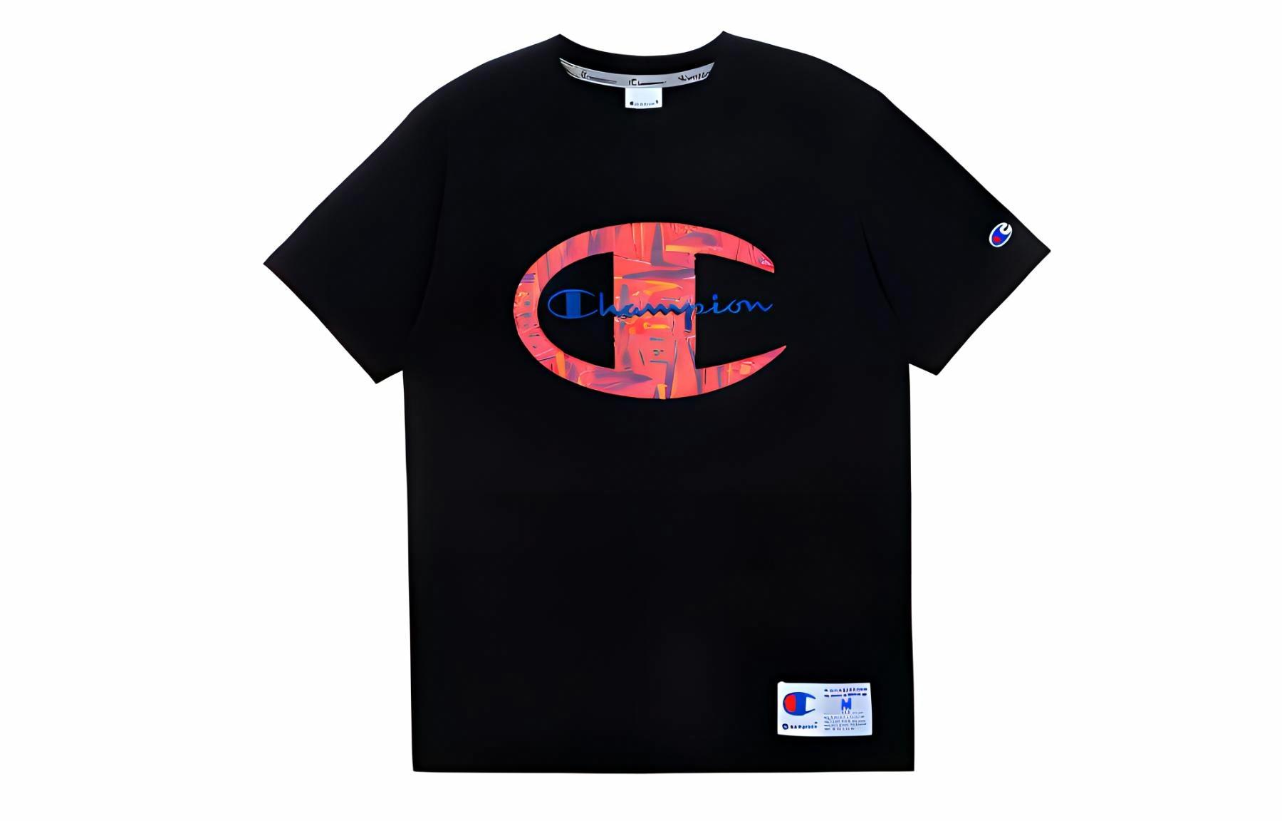 Футболка Champion Champion FunnyTee logoT (черная)