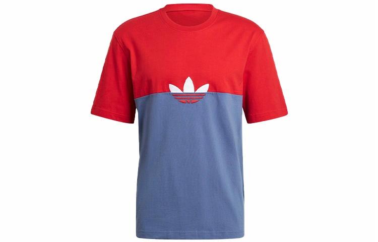 Мужская футболка adidas Originals (сине-красный) — фото 1