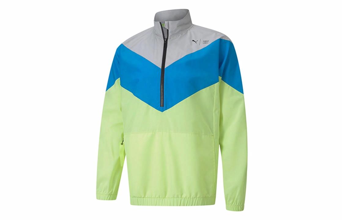 Мужское худи PUMA x First Mile Xtreme (/ серо-сине-желтое)