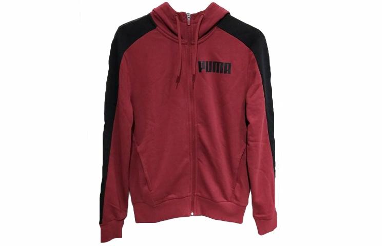 Мужское худи PUMA (/ темно-бордовое)