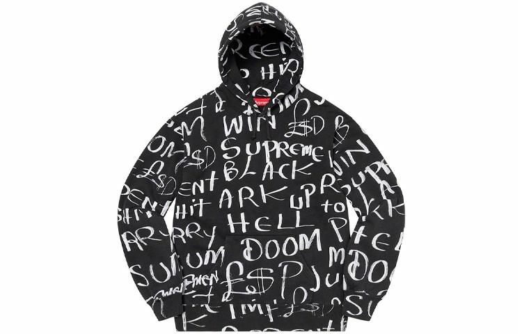 Худи Supreme Black Ark Hooded Sweatshirt (черное)