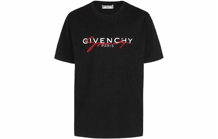 Мужская футболка Givenchy Logo (черная)