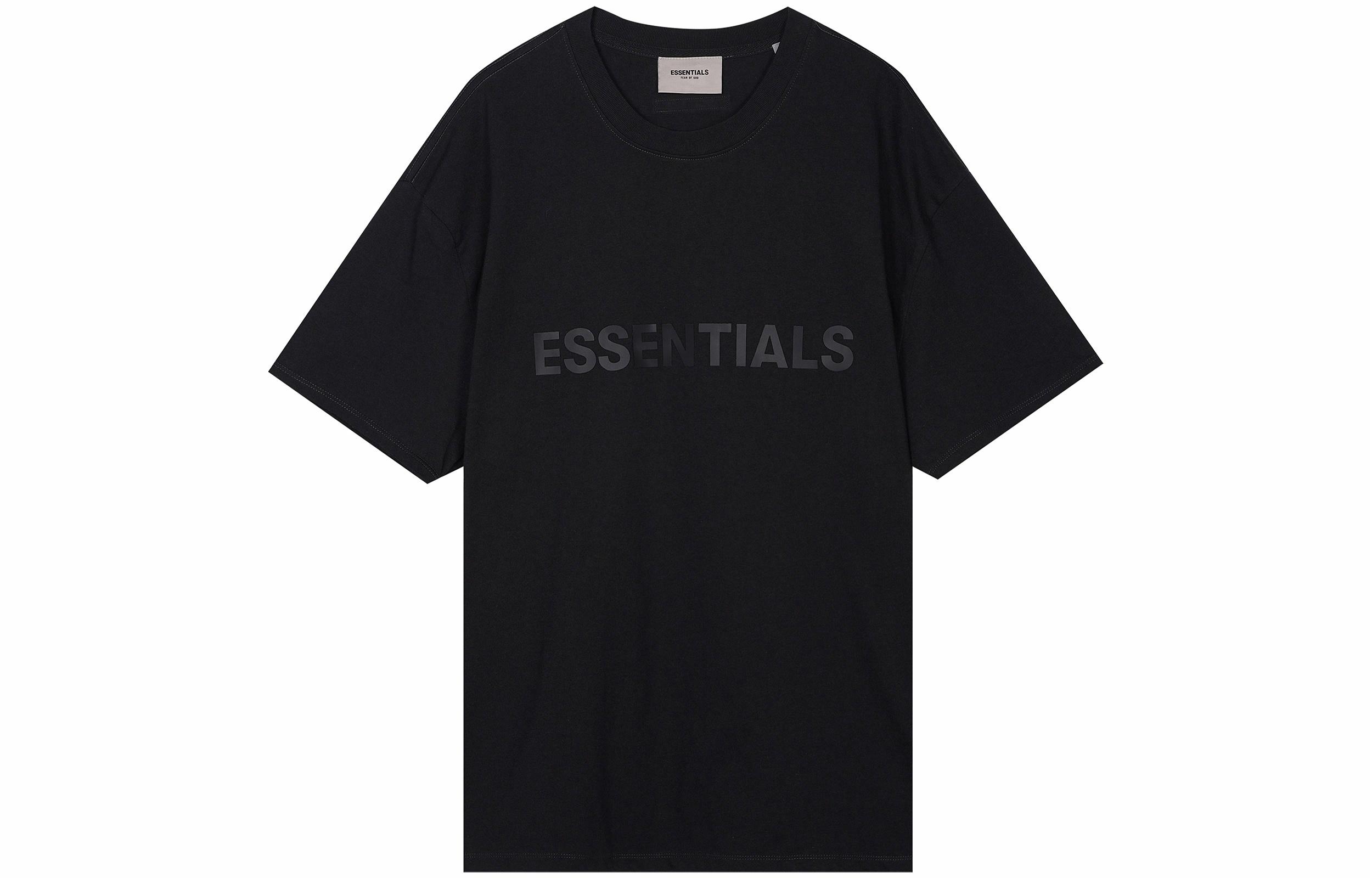 Футболка Fear of God Essentials Short Sleeve Tee (черная) — фото 1