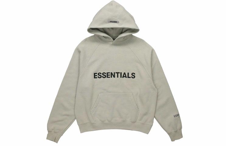 Мужское худи Fear of God Essentials FW20 Hoodie Sage (серо-зеленое) — фото 1