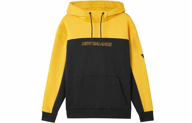 Мужское худи New Balance Color Block (черно-серое)