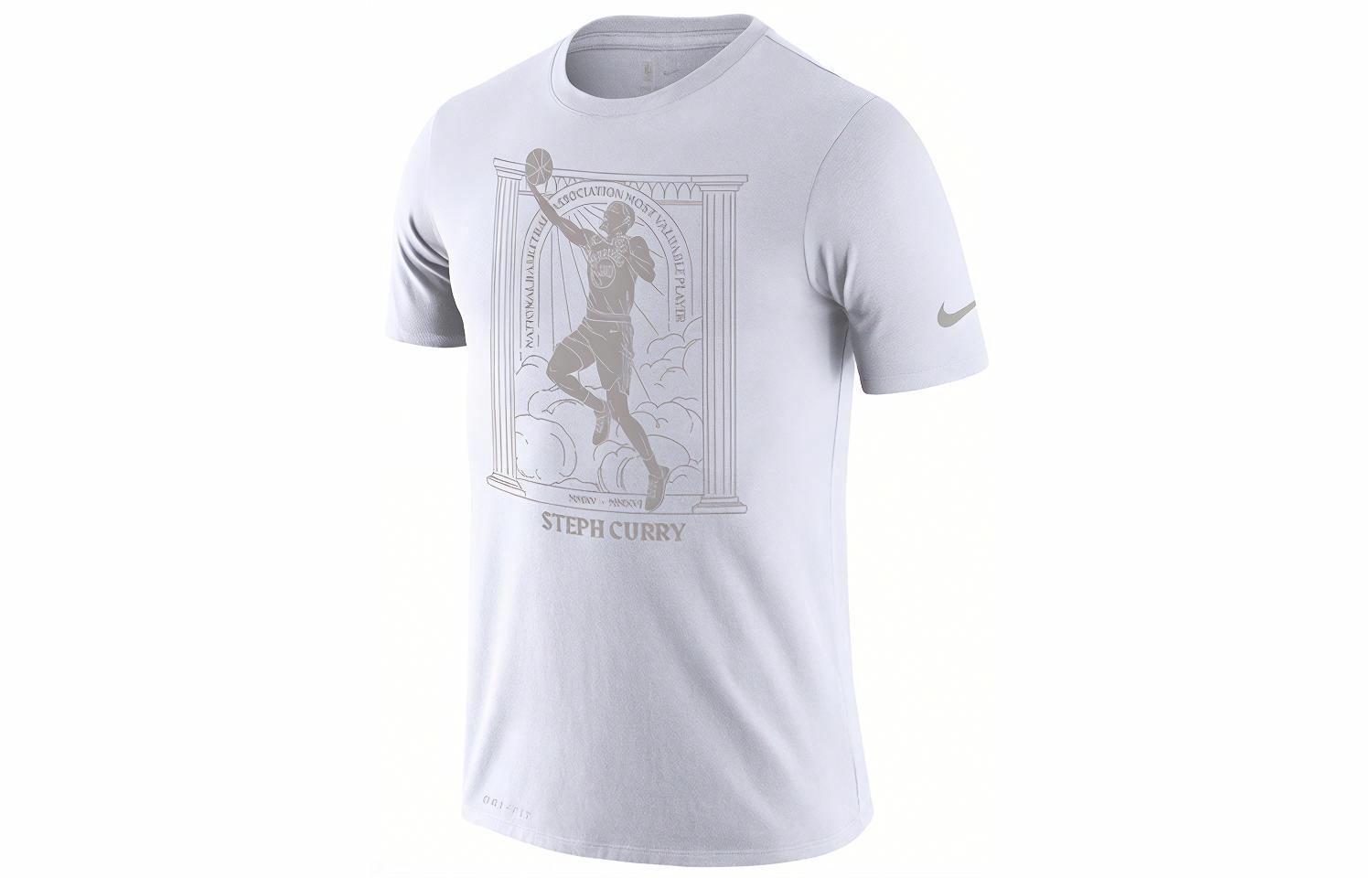Мужская футболка Nike MVP DRI-FIT NBAT (белая) — фото 1