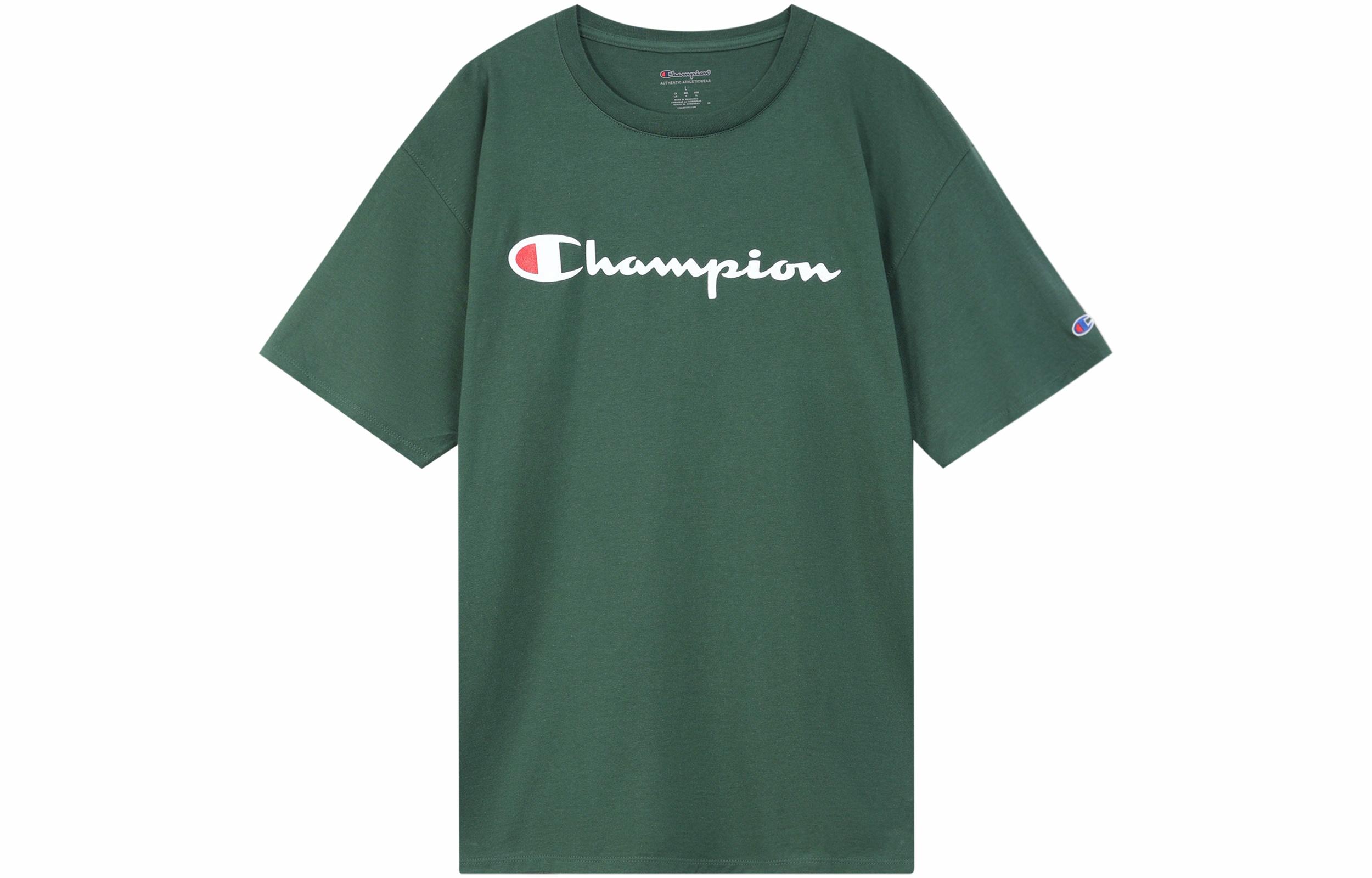 Футболка Champion GT23H DARK GREEN (темно-зеленая)
