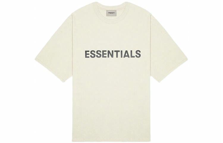 Футболка Fear of God Essentials SS20 Graphic Logo Cream (молочная)