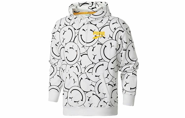 Мужское худи PUMA Club AOP (белое)