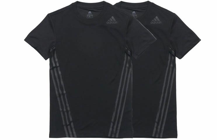 Мужская футболка adidas AEROREADY 3-STRIPES (черная) — фото 7