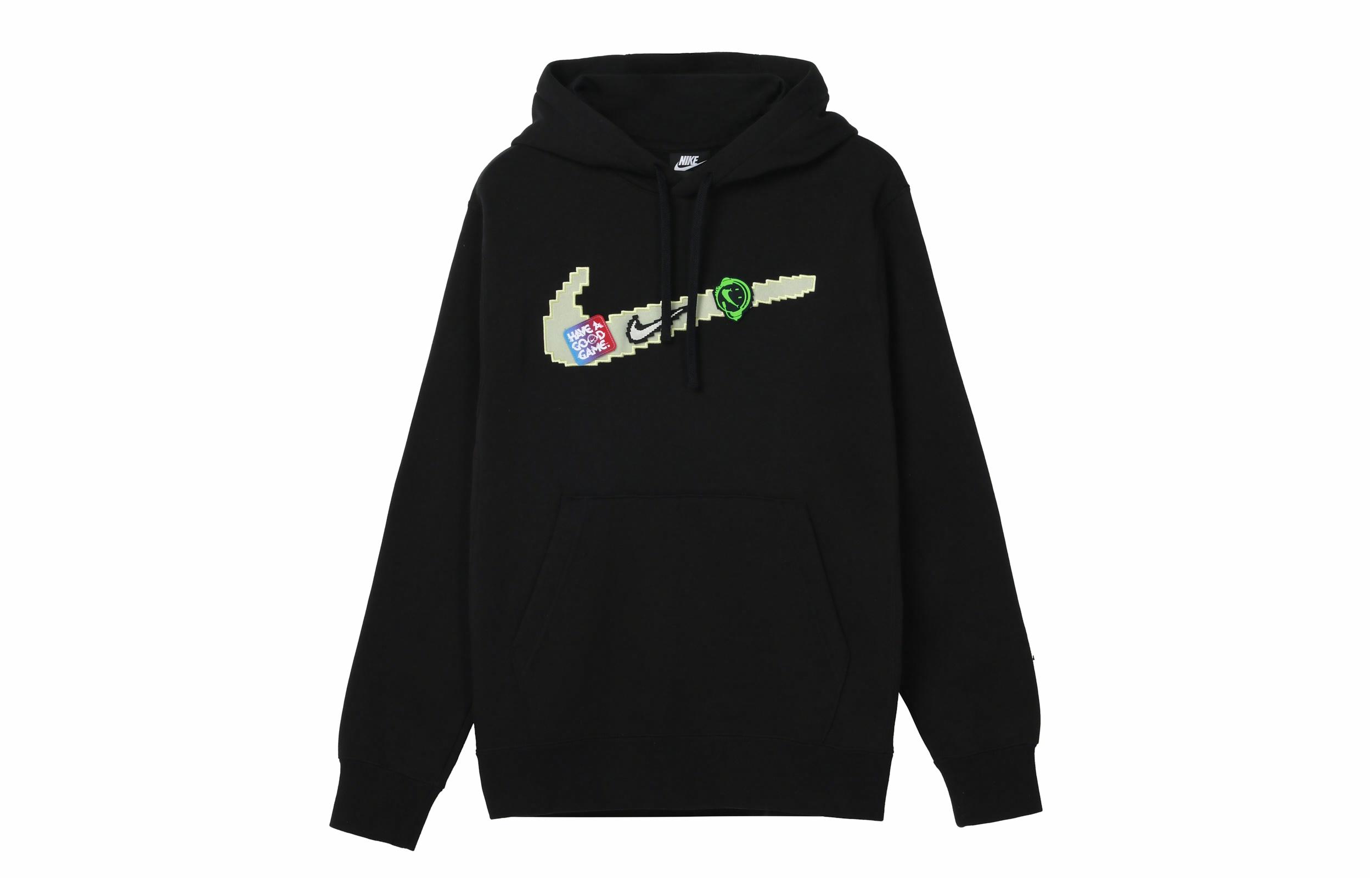 Мужская худи Nike Sportswear Club Fleece (черная) — фото 1