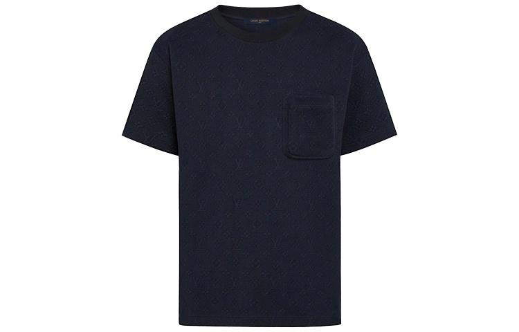 Мужская футболка Louis Vuitton LOUIS VUITTON T (темно-синяя)