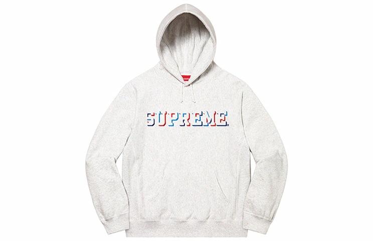 Худи Supreme Drop Shadow (серое) — фото 3