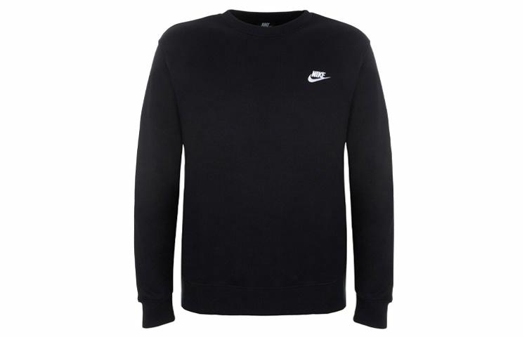 Мужская худи Nike Sportswear Club Crew FT (черная) — фото 1
