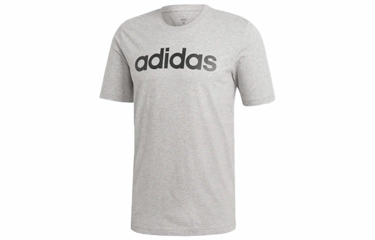Мужская футболка adidas Lin Tee (серая) — фото 1