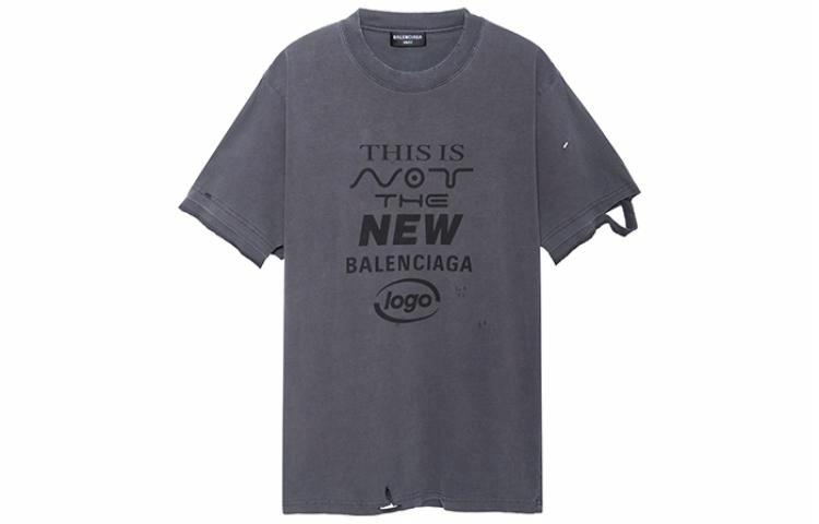 Мужская футболка Balenciaga (черная)