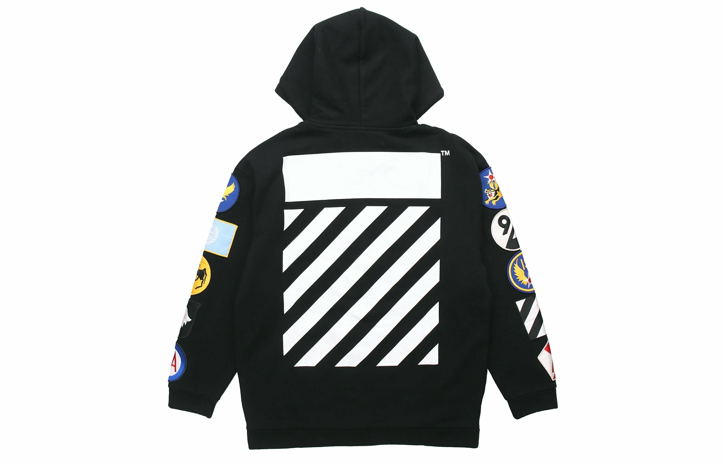 Мужская толстовка OFF-WHITE OFF-WHITE (черная)