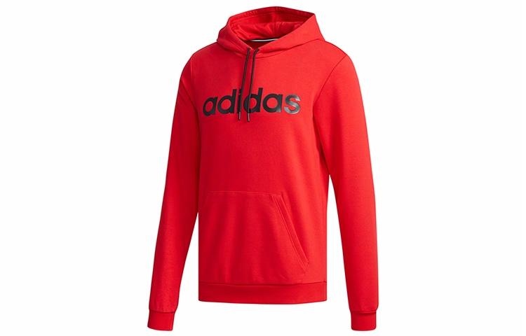 Мужские худи adidas neo Logo (красная) — фото 1