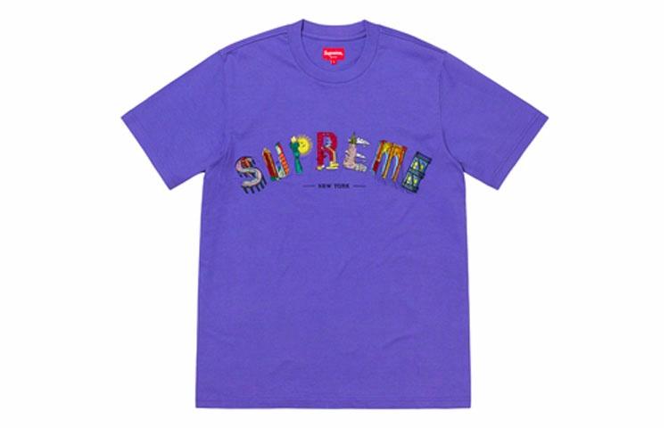 Футболка Supreme City Architecture Logo Tee (белая) — фото 1