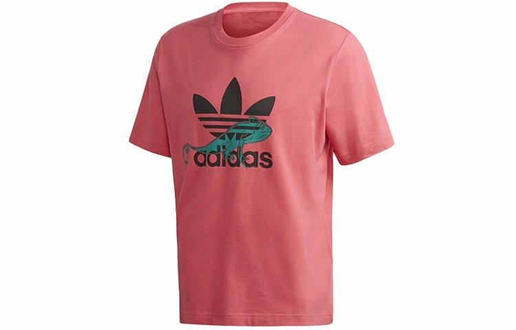 Мужская футболка adidas originals (розовая) — фото 1