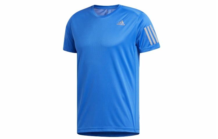 Мужская футболка adidas Own The Run Tee (синяя) — фото 1