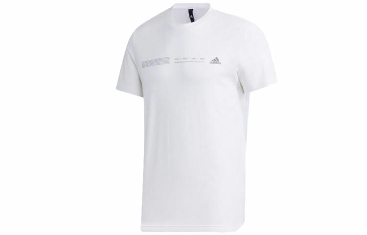 Мужская футболка adidas logoT (белая) — фото 1