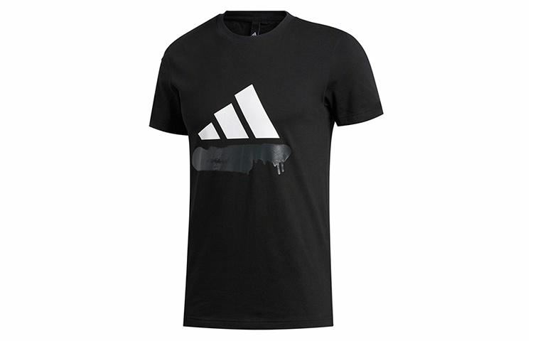 Мужская футболка adidas T (черная) — фото 1