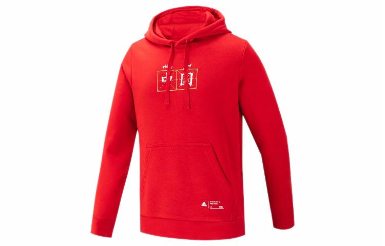 Мужское худи adidas China Hoody (красное) — фото 1