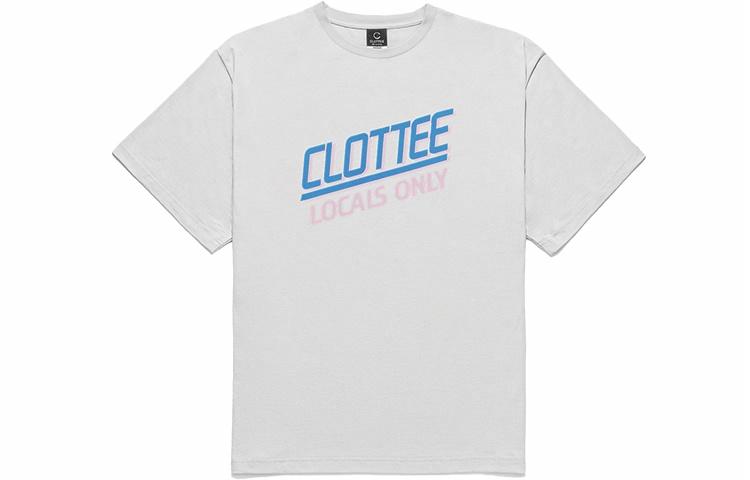 Футболка CLOT с буквенным принтом (белая)