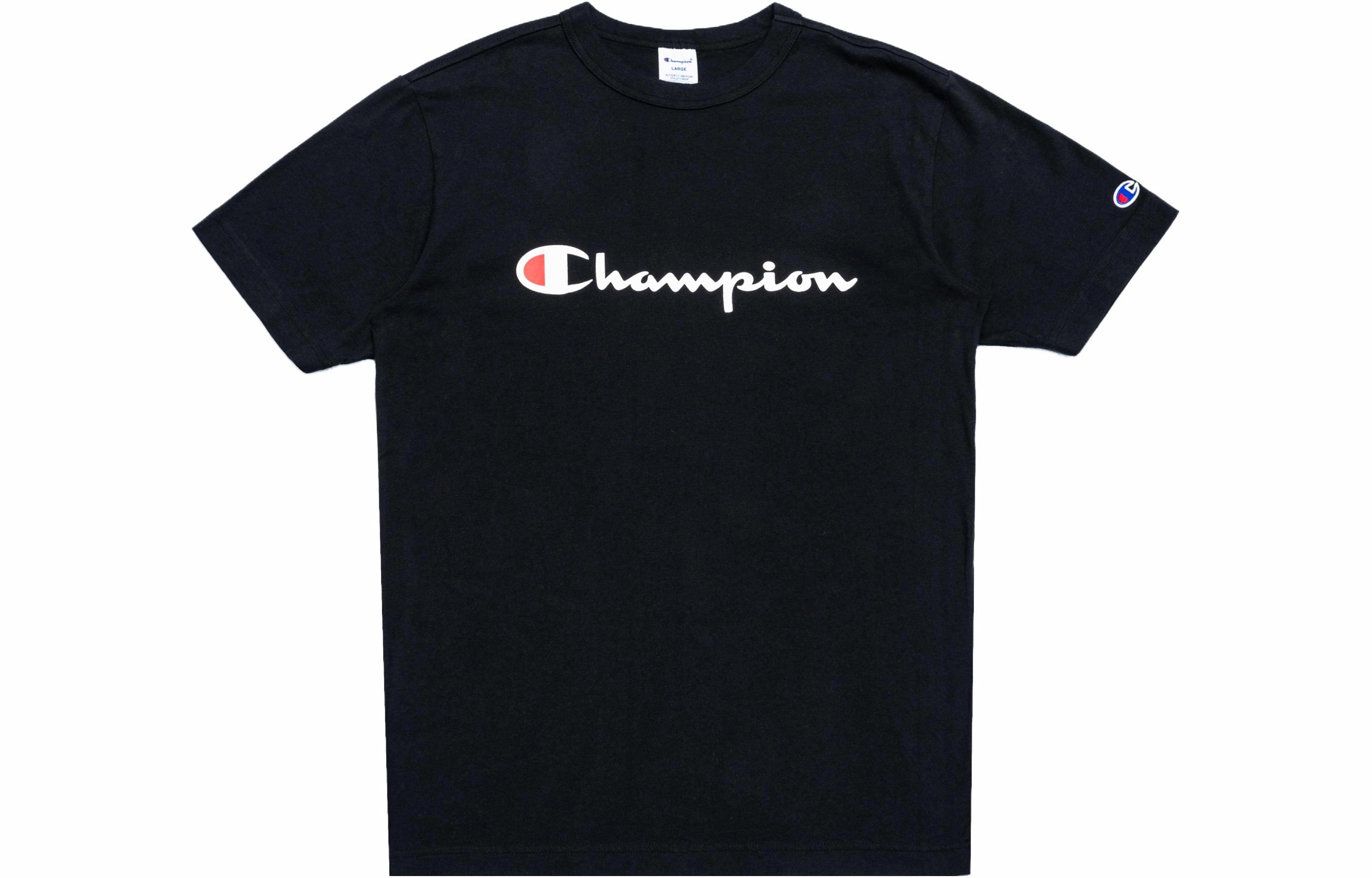 Футболка Champion Logo (черная)