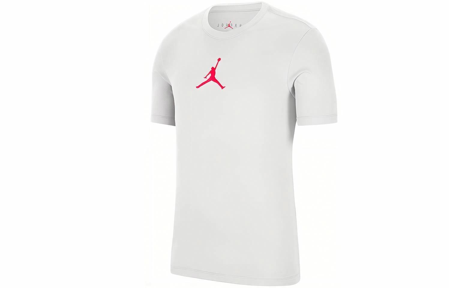 Мужская футболка Jordan Jumpman Dfct Ss Crew (белая) — фото 1