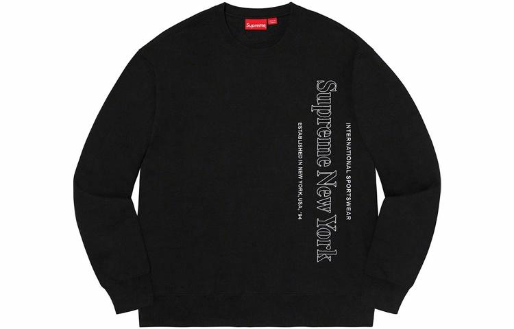 Свитшот Supreme FW20 Week 11 Side Logo Crewneck (серый)