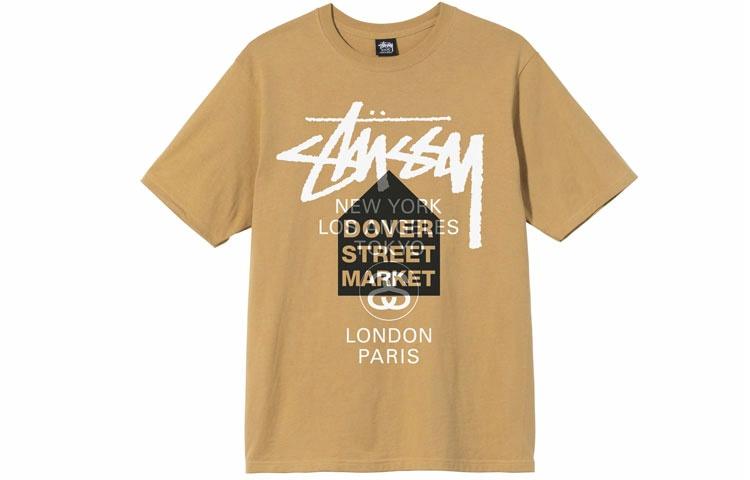 Футболка Stussy x DSM world tour tee (черная) — фото 9