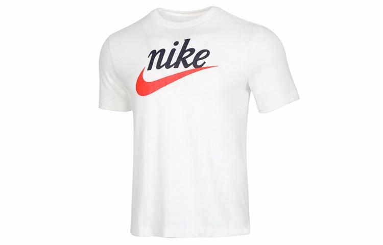 Мужская футболка Nike Sportswear Heritage (белая) — фото 1