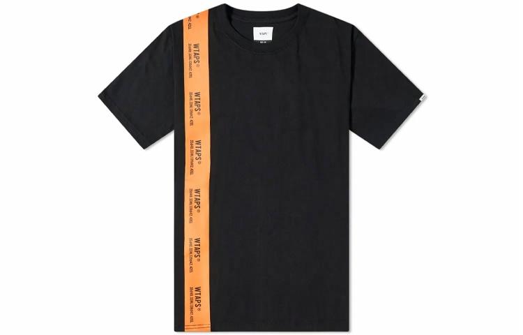 Мужская футболка WTAPS Squat Tee Black (черная)