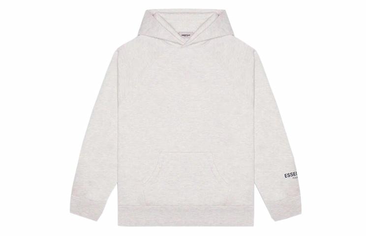 Худи Fear of God Essentials FW20 Core Hoodie Heather Greylogo (серый) — фото 1
