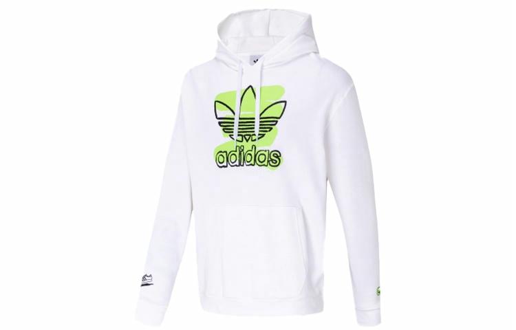 Мужское худи adidas originals Big Logo (белое) — фото 1