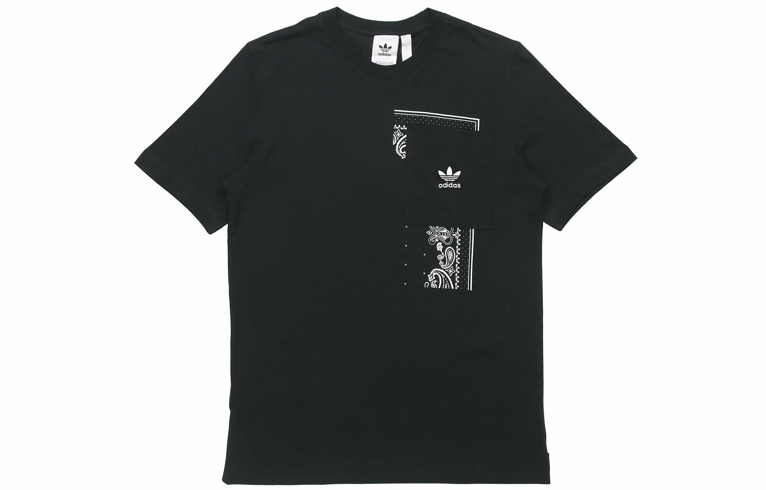 Мужская футболка adidas originals T (черная) — фото 1