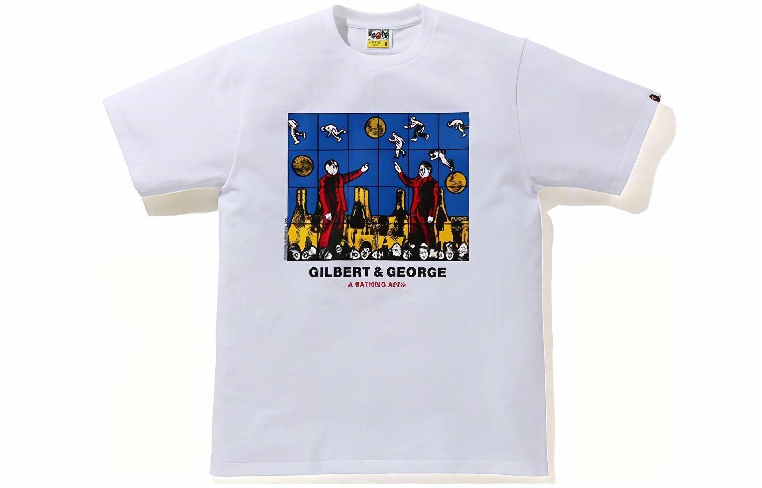 Мужская футболка A BATHING APE Baby Milo Tee (белая)