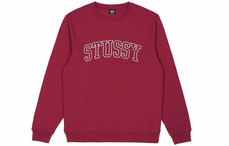 Мужское худи Stussy Outline Crew (черное) — фото 4