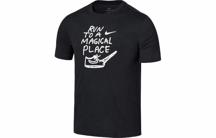 Мужская футболка Nike DRI-FIT T (черная) — фото 1