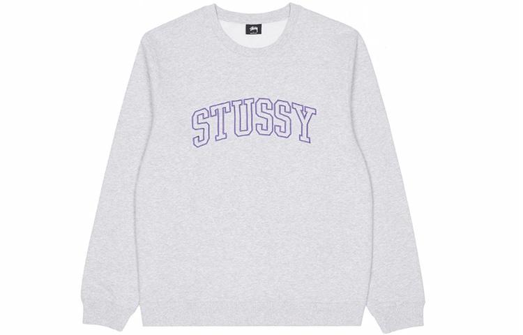 Мужское худи Stussy Outline Crew (черное) — фото 8