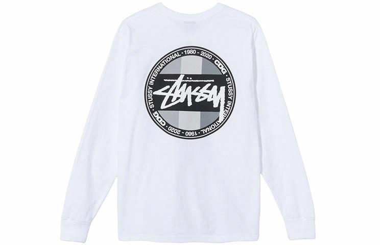 Футболка Stussy x cdg 40 Logo (разноцветная) — фото 4
