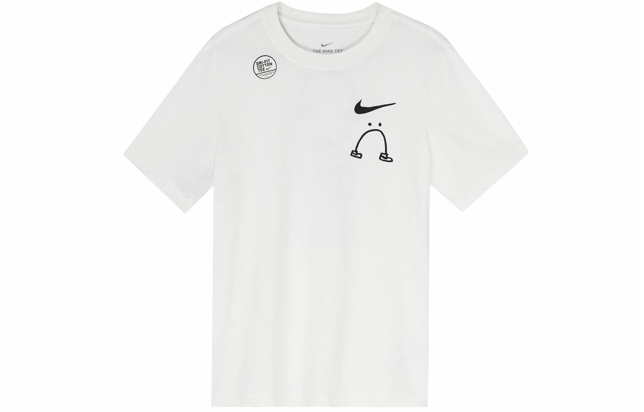 Мужская футболка Nike I can t feel my legs solgan T (белая) — фото 1