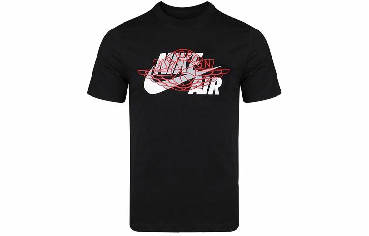 Мужская футболка Jordan Air Wings (черная) — фото 1
