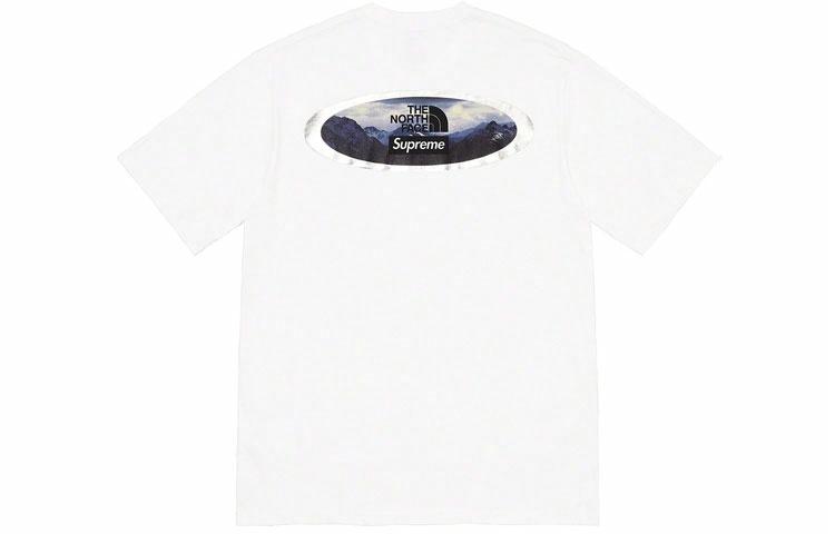 Футболка Supreme Mountain Logo (белая)